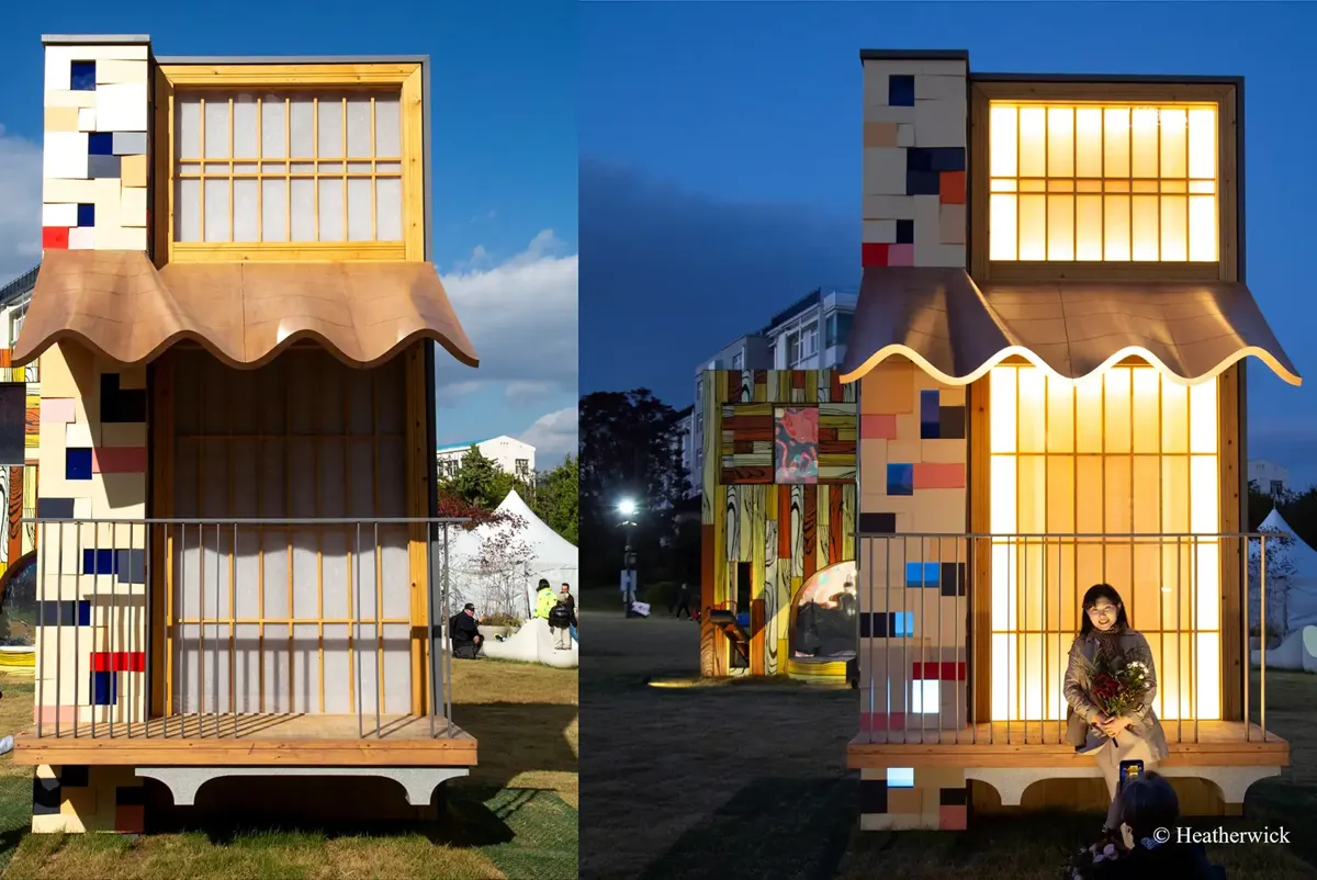 Two images of Arup’s ‘High Rise Hanok’
