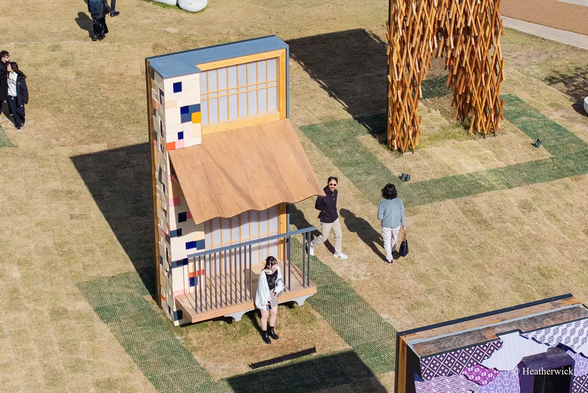 Aerial view of Arup’s ‘High Rise Hanok’