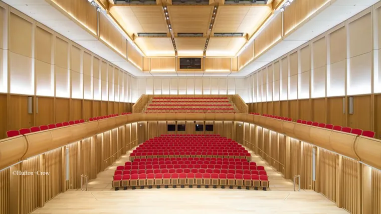 A large empty auditorium.