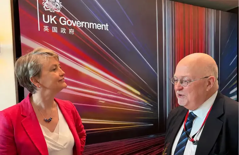 Peter Thompson, Director of Infrastructure and East Asia Energy Business Leader, met UK Foreign Secretary Yvette Cooper during her visit to Shenzhen as part of the 11th China-UK Strategic Dialogue