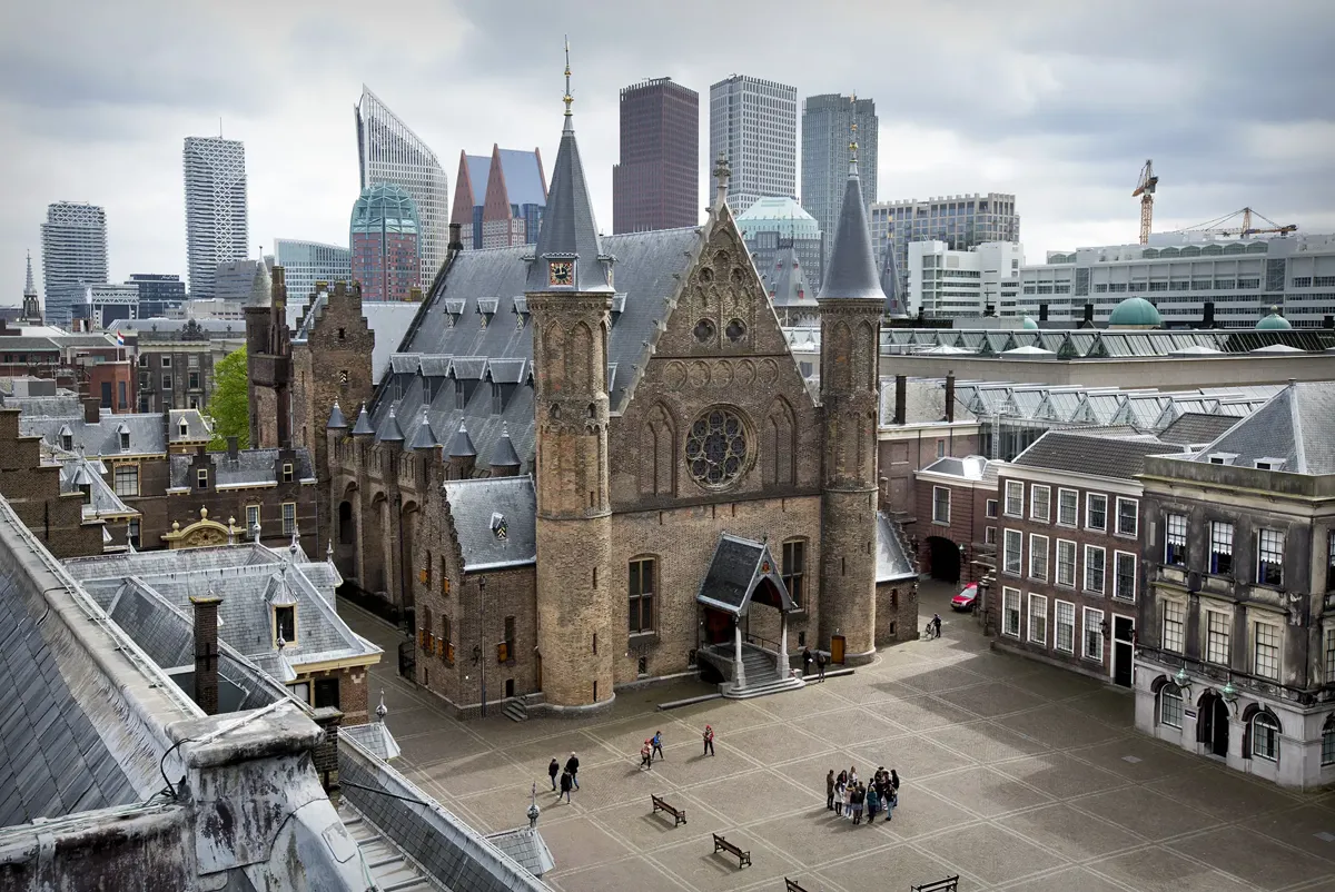 A large building with a clock tower.