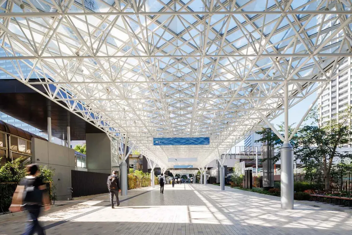 The design of BLUE FRONT SHIBAURA business and public spaces fosters human connection.　