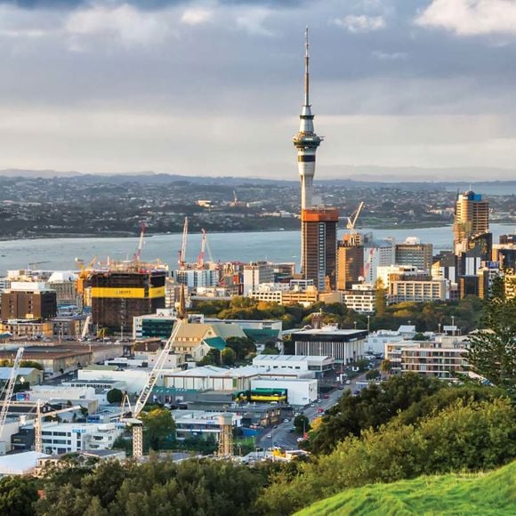 Photograph looking across Auckland city