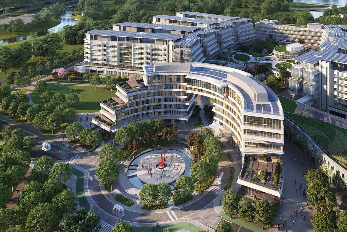 The Hong Kong University of Science and Technology (Guangzhou) campus ©Kohn Pedersen Fox Associates