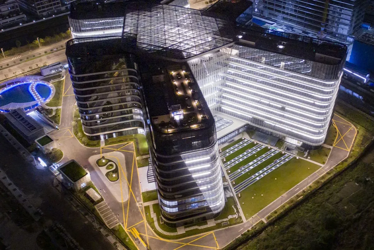 Canopy of the R&D centre