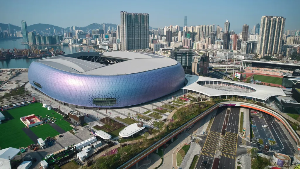 Kai Tak redevelopment with Kai Tak Stadium in focus