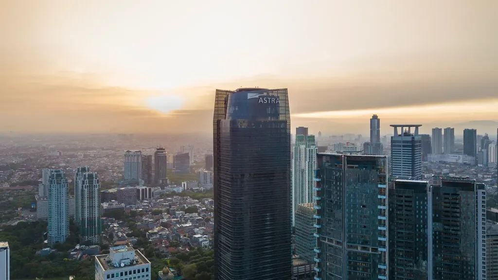 Menara Astra among the skyline