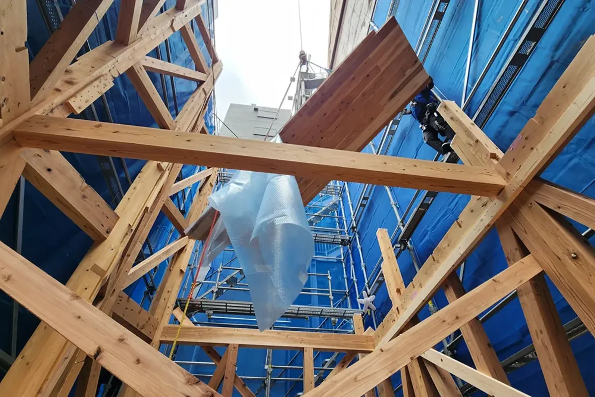 Optimised timber structure using analytical tools to meet seismic demands.