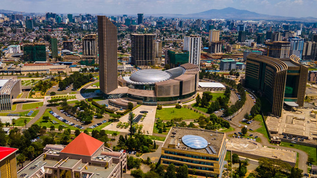 Wide angle view of Ethiopia