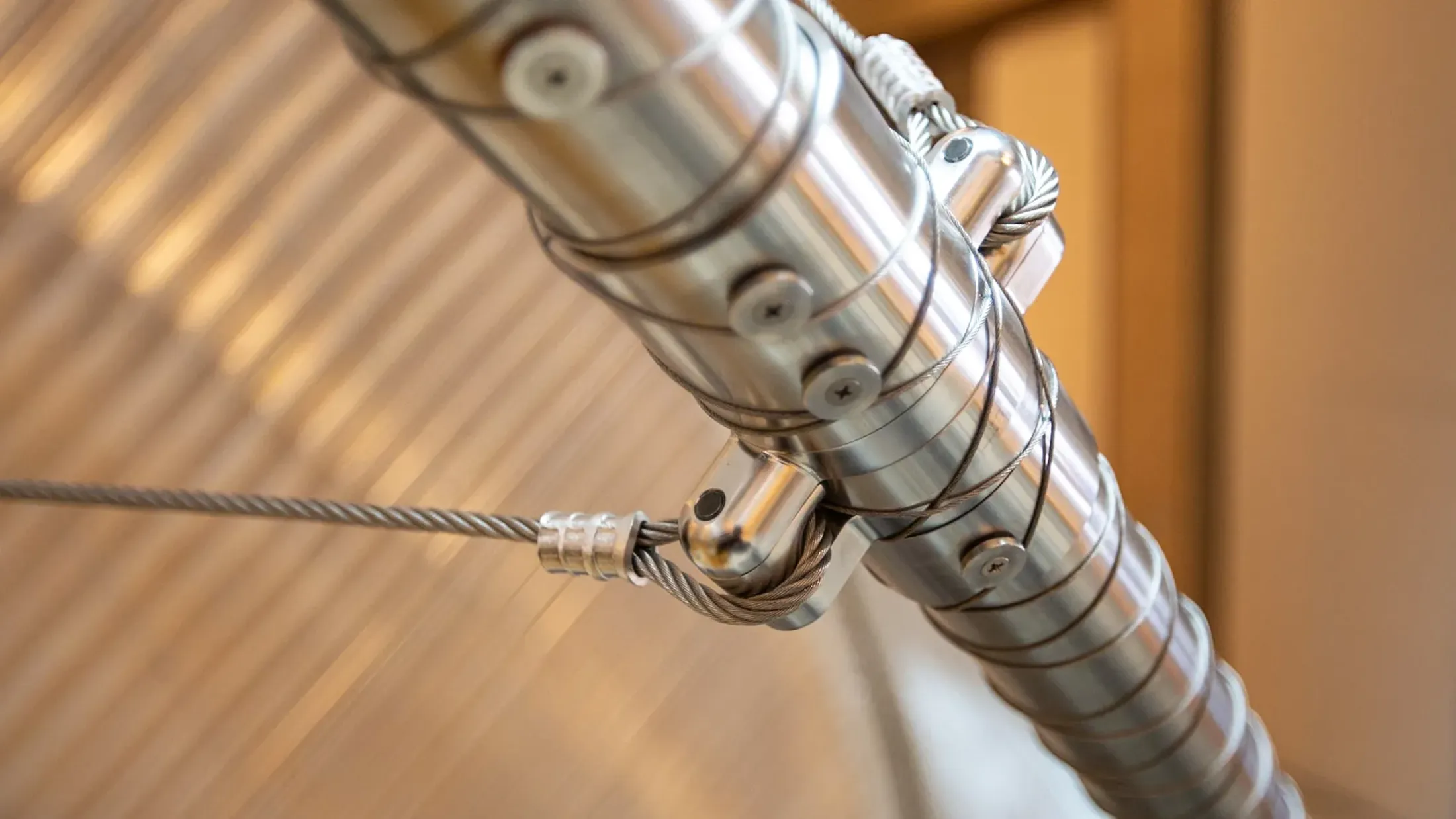 A close-up of a stethoscope on a table.