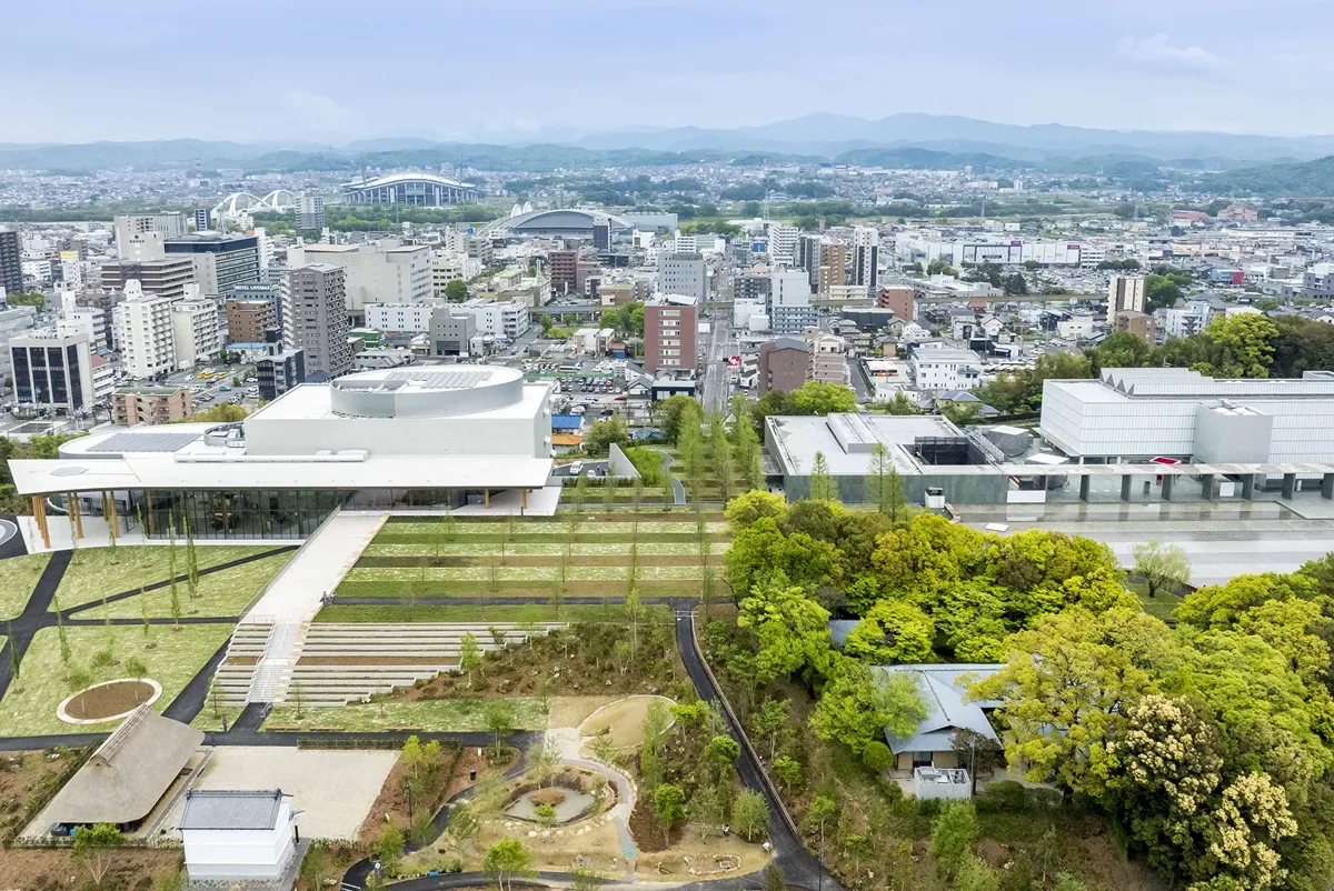 A large city landscape.
