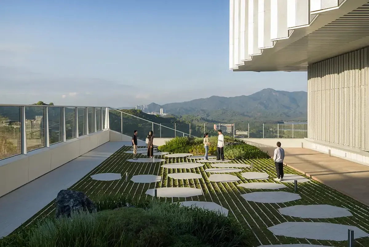 Viewing platform offering city views