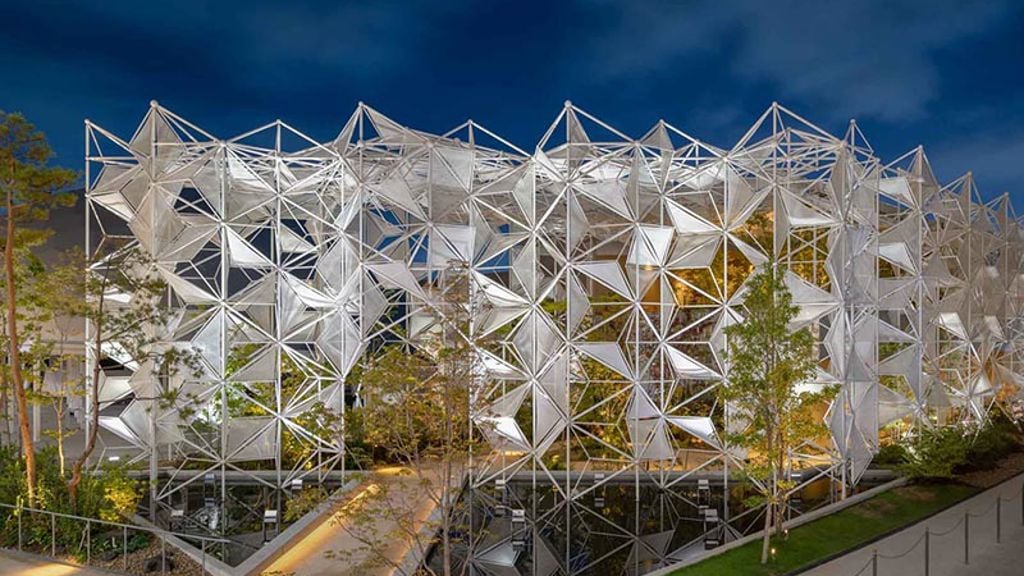 Exterior view of Women’s Pavilion in collaboration with Cartier at Expo 2025 Osaka