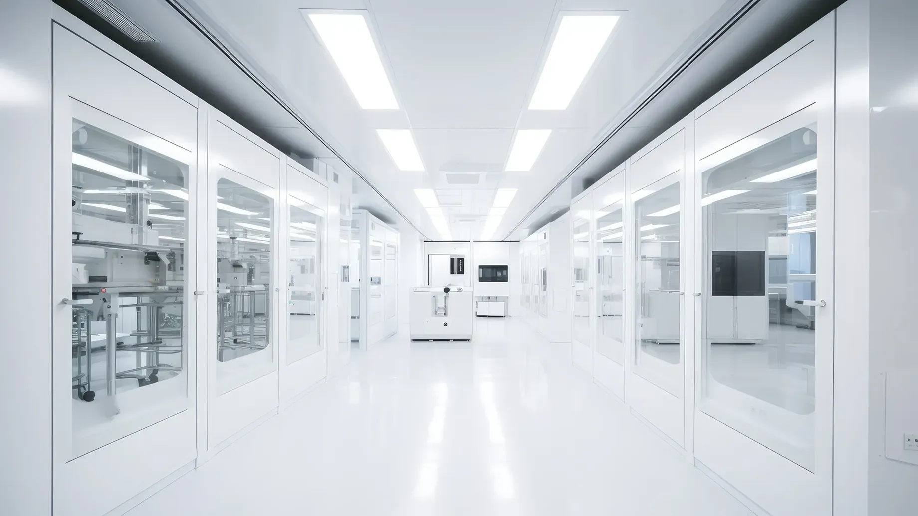 Pharma lab clean room